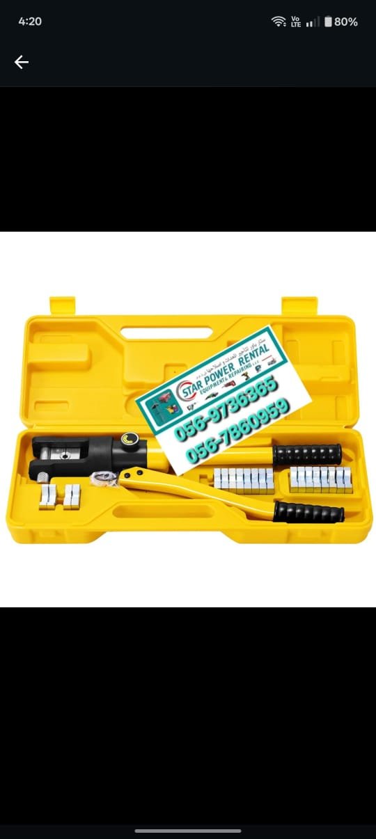Hydraulic Cable Crimping Tool