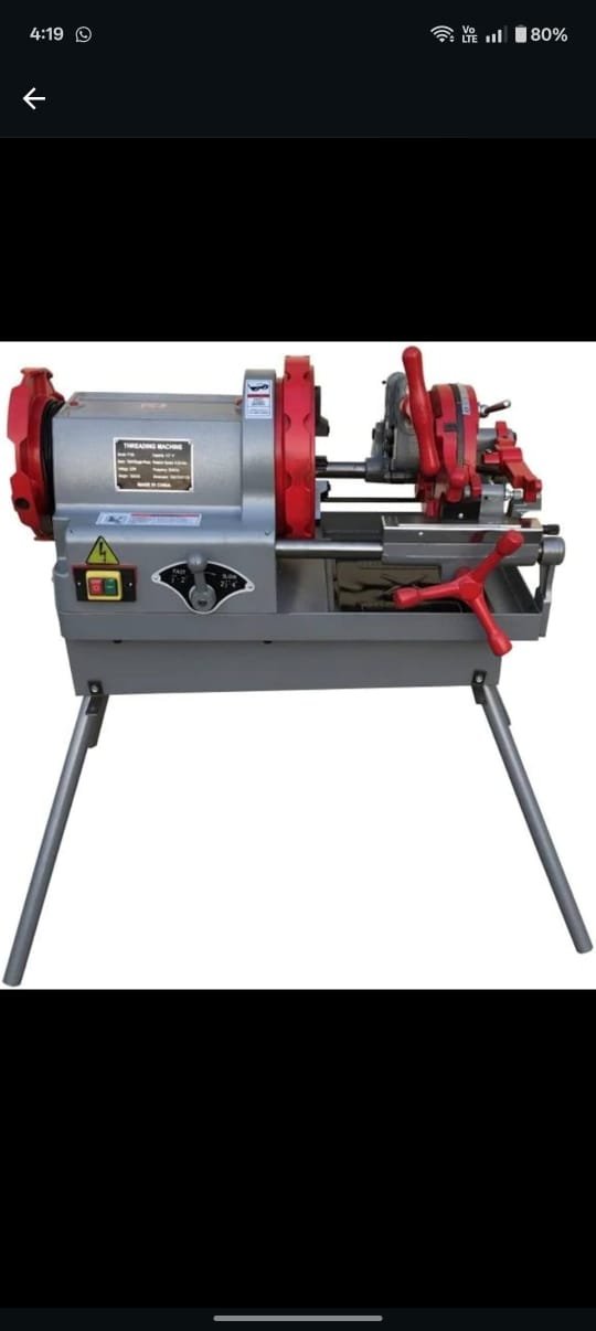 Electric Pipe Threading Machine